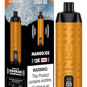 AL Fakher Crown Bar 12000 trekken Wegwerp E-sigaret Met Nicotine-Mango Ijs