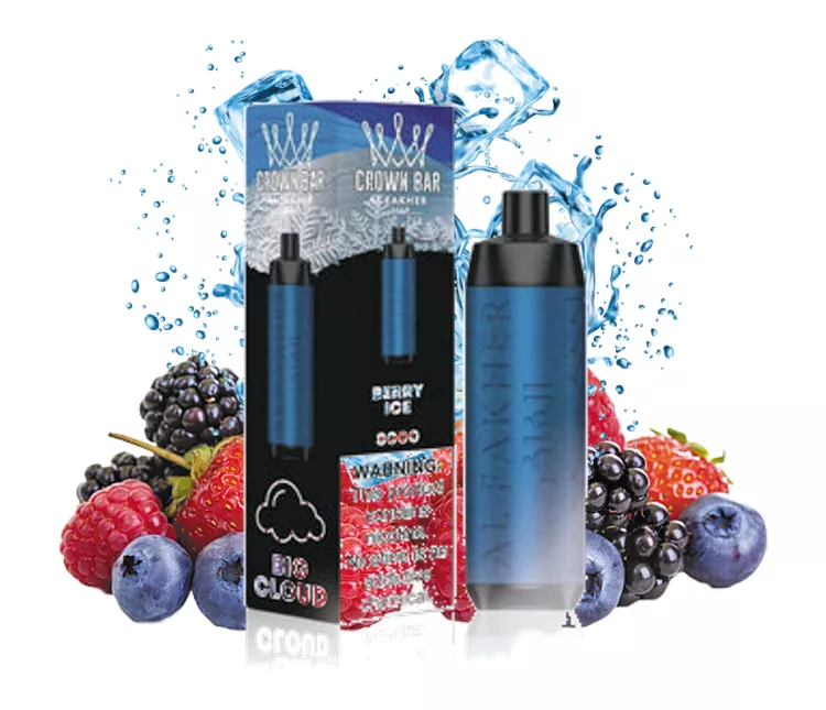 AL Fakher Crown Bar 8000 bouffées cigarette électronique jetable avec nicotine Berry Ice 2