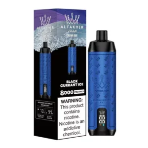 AL Fakher Crown Bar Pro 8000 trekkingen Wegwerp E-sigaret Met Nicotine – Blackcurrant Ice