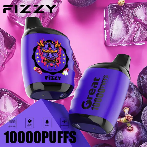 Fizzy GREAT 10000 puffs disposable e-cigarette – Mixed Berry
