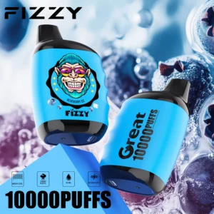 Fizzy GREAT 10000 szívás eldobható e-cigaretta – Blueberry Ice