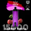 AI Fakher Crown Bar 15000 húzás eldobható e-cigaretta – Cherry Fiesta 2 ALFakher-15000-cherry-fiest