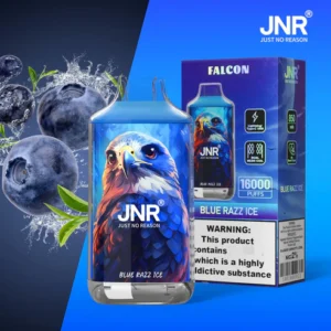 JNR Falcon 16000 Puffs Descartável Blue Razz Ice