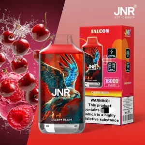 JNR Falcon 16000 Puffs Descartável Cherry Berry