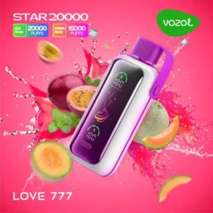 Vozol Star 20000 Puffs Dubbele Kracht Herlaadbare Wegwerp Vape Dubbel Love 777