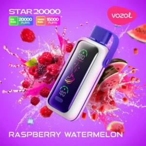 Vozol Star 20000 Puffs Dual Power Herlaadbare Wegwerp Vape Framboos Watermeloen